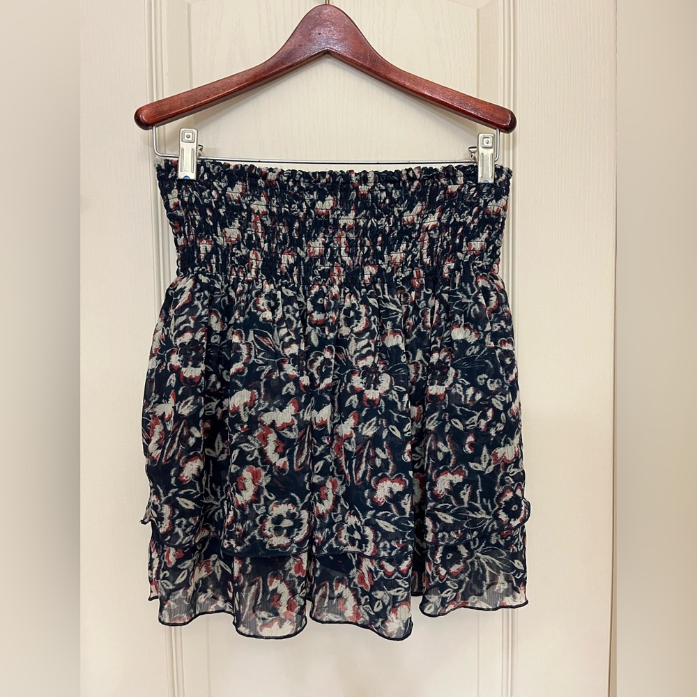 Abercrombie & Fitch High Waist Chiffon Floral Mini Skirt - Picture 5 of 6